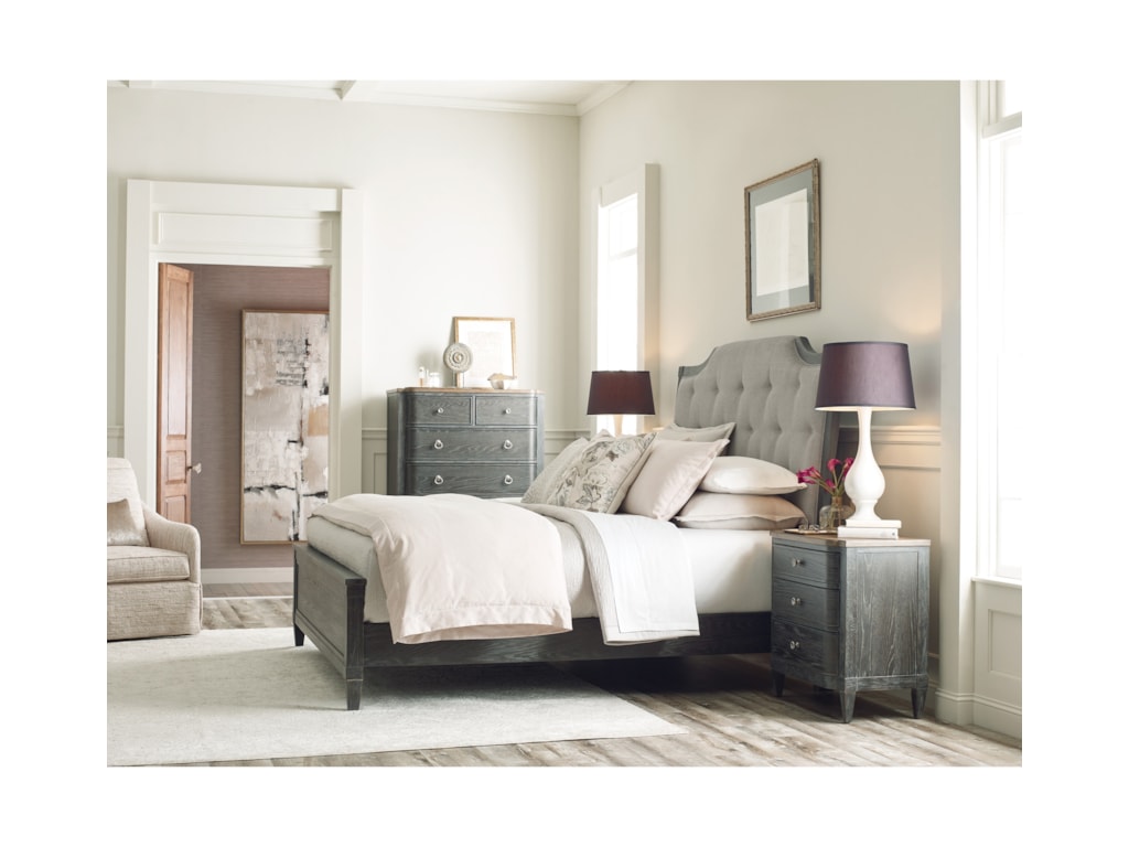 American Drew ArdennesLorraine Upholstered Queen Bed