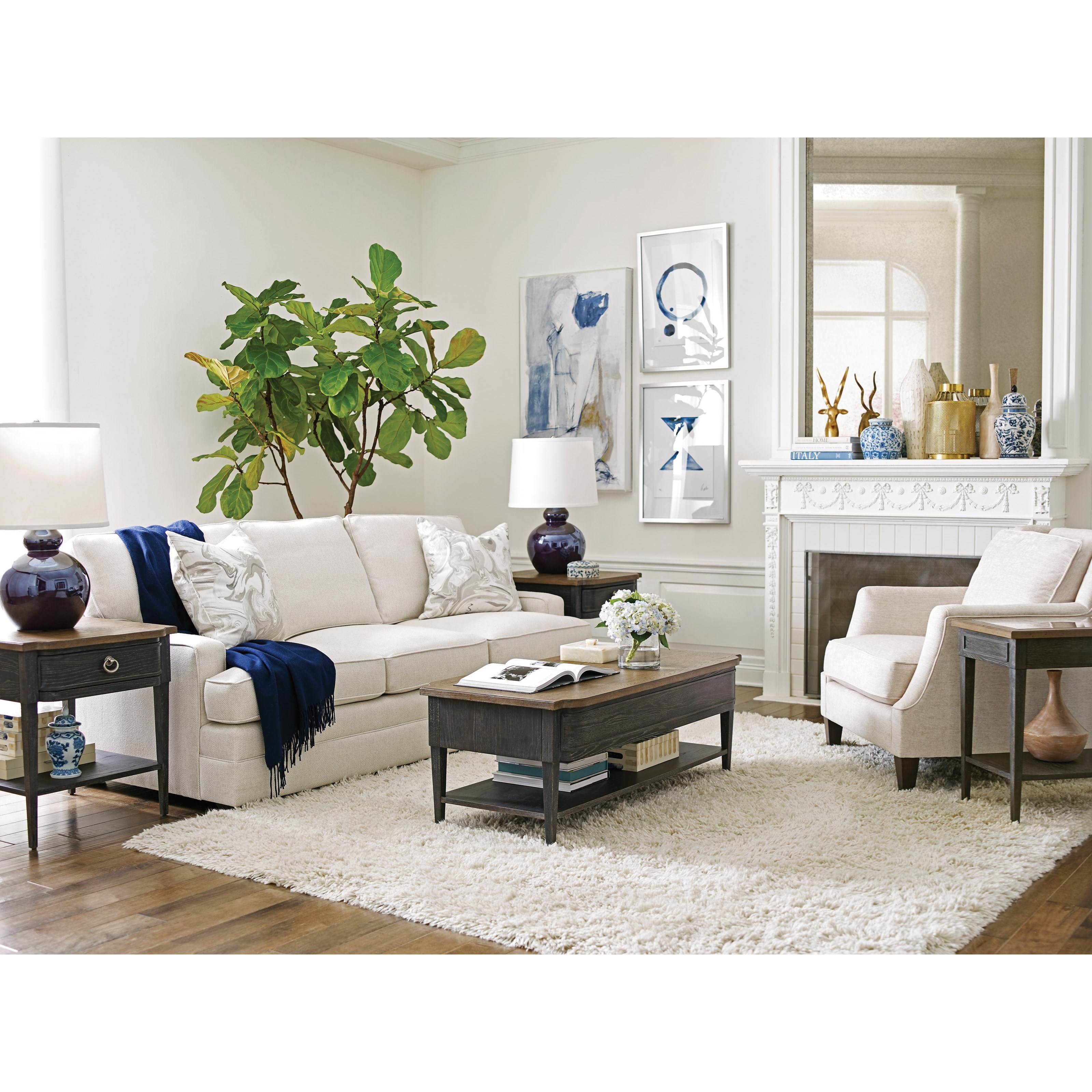 American Drew Ardennes 848 915 Sabine End Table With Drawer