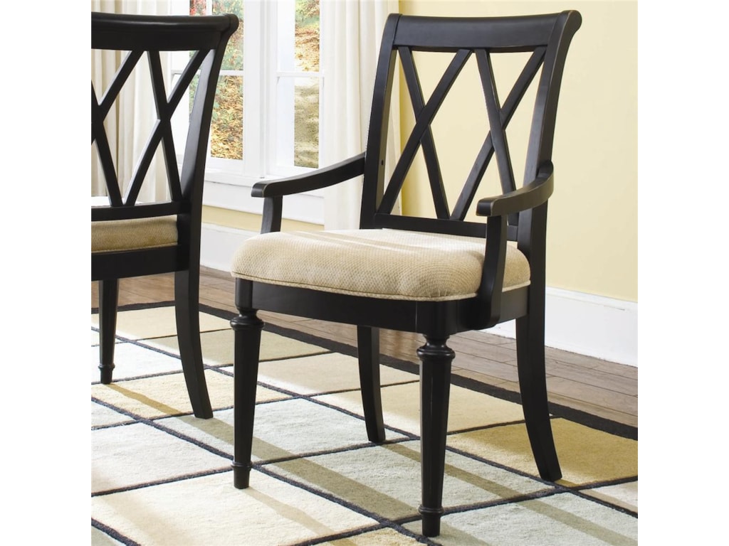 American Drew Camden - DarkSplat Back Arm Chair