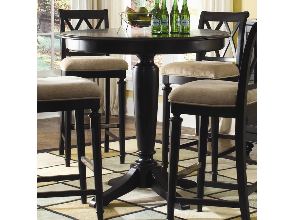 American Drew Camden Dark 42 Round Bar Height Table