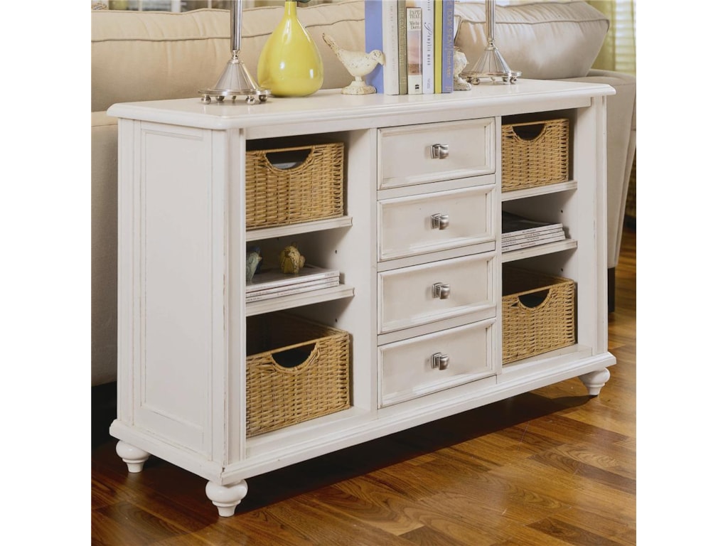 American Drew Camden Light Console Table With 4 Drawers And American Drew Camden Lightsofa Table