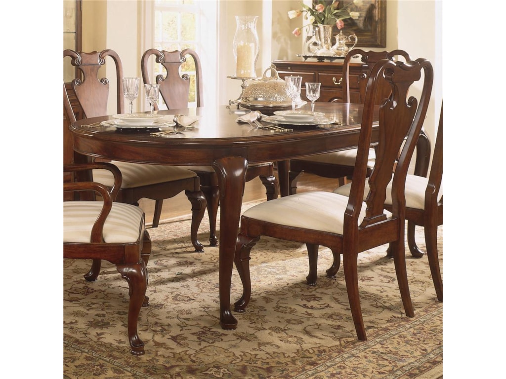 American Drew Cherry Grove 45th 7 Piece Traditional Dining Set American Drew Cherry Grove 45thoval Leg Table Dining Set