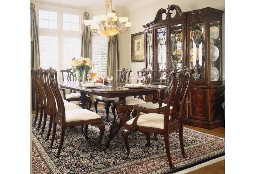 American Drew Cherry Grove 45th 792 840r China Cabinet With American Drew Cherry Grove 45th 792 840r China Cabinet With