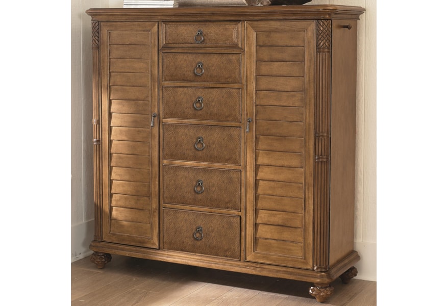 American Drew Grand Isle 079 230 2 Door 6 Drawer Dressing