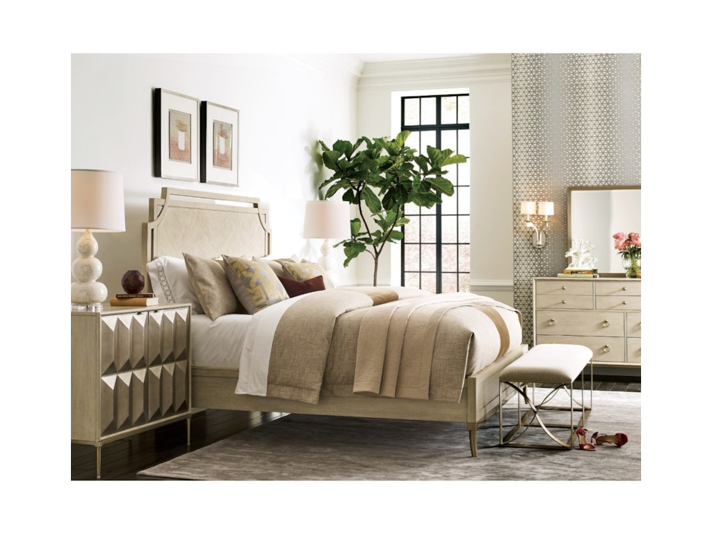 American Drew LenoxCalifornia King Panel Bed