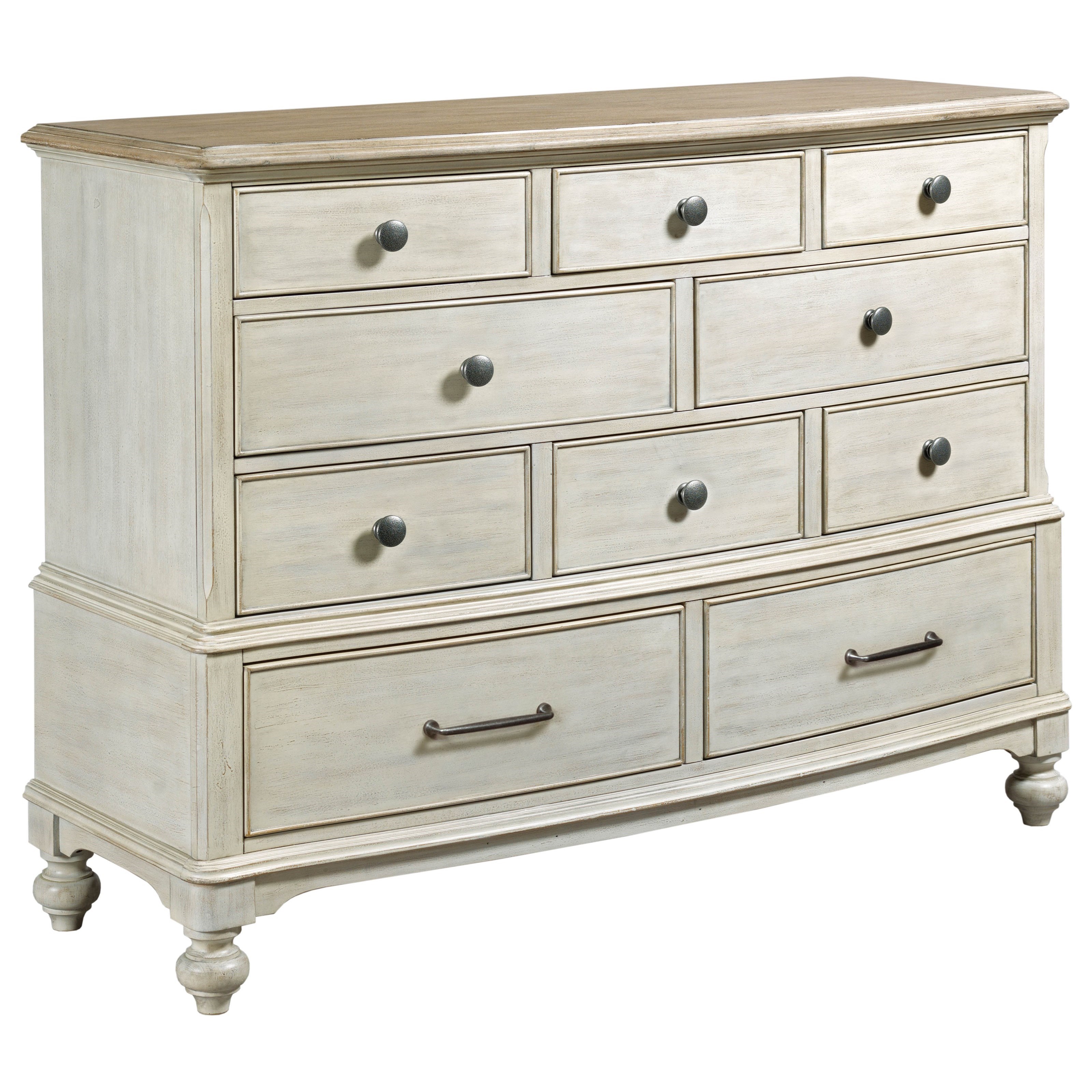 American Drew Litchfield 750 131 Cotswold Ten Drawer Dresser With