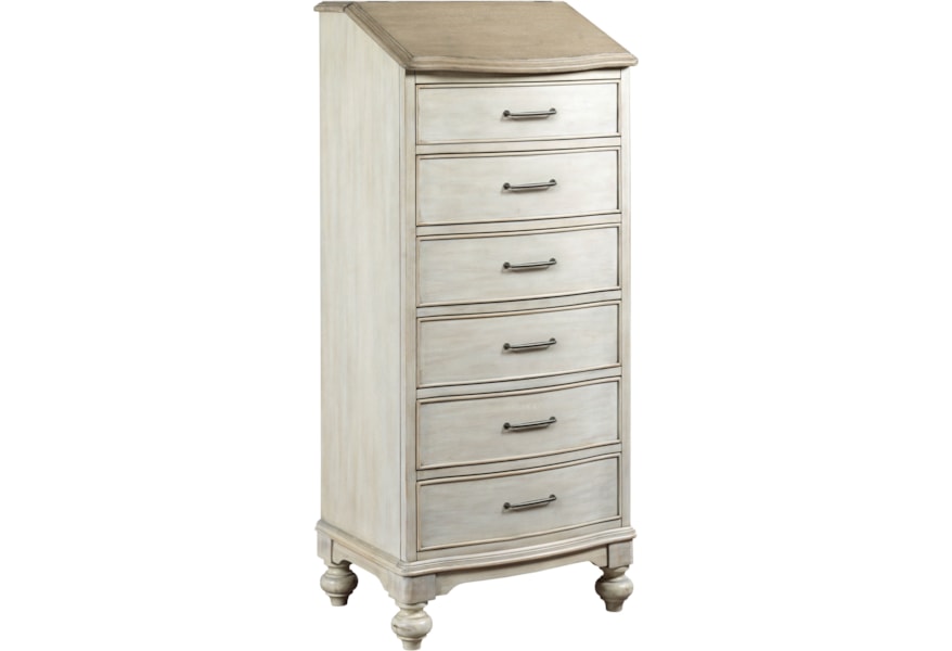 Living Trends Litchfield Natick Six Drawer Lingerie Chest With Usb Charger Sprintz Furniture Lingerie Chests