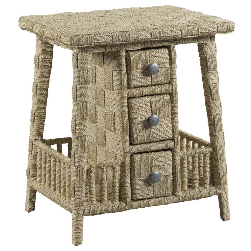 American Drew Litchfield Carolina Accent Table With Three Drawers