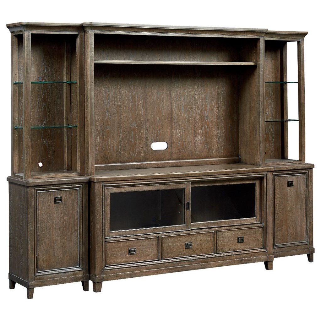 American Drew Park Studio Entertainment Center 66 Inch Console Suburban Furniture Tv Stands