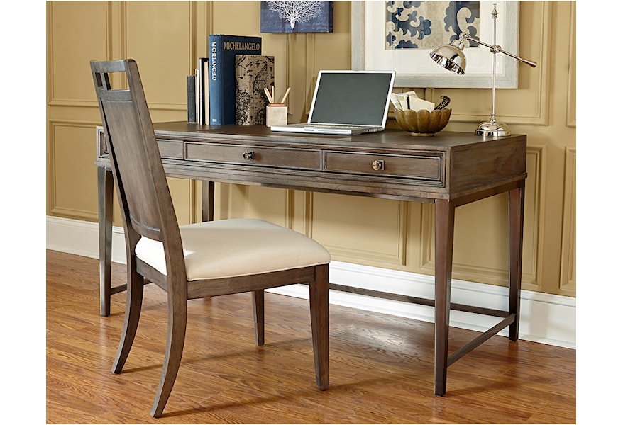 American Drew Park Studio Contemporary Writing Desk With 3 Drawers