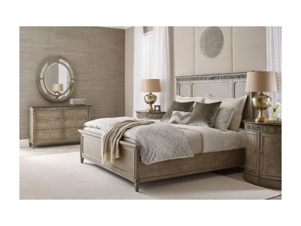 American Drew SavonaKatrine Queen Panel Bed