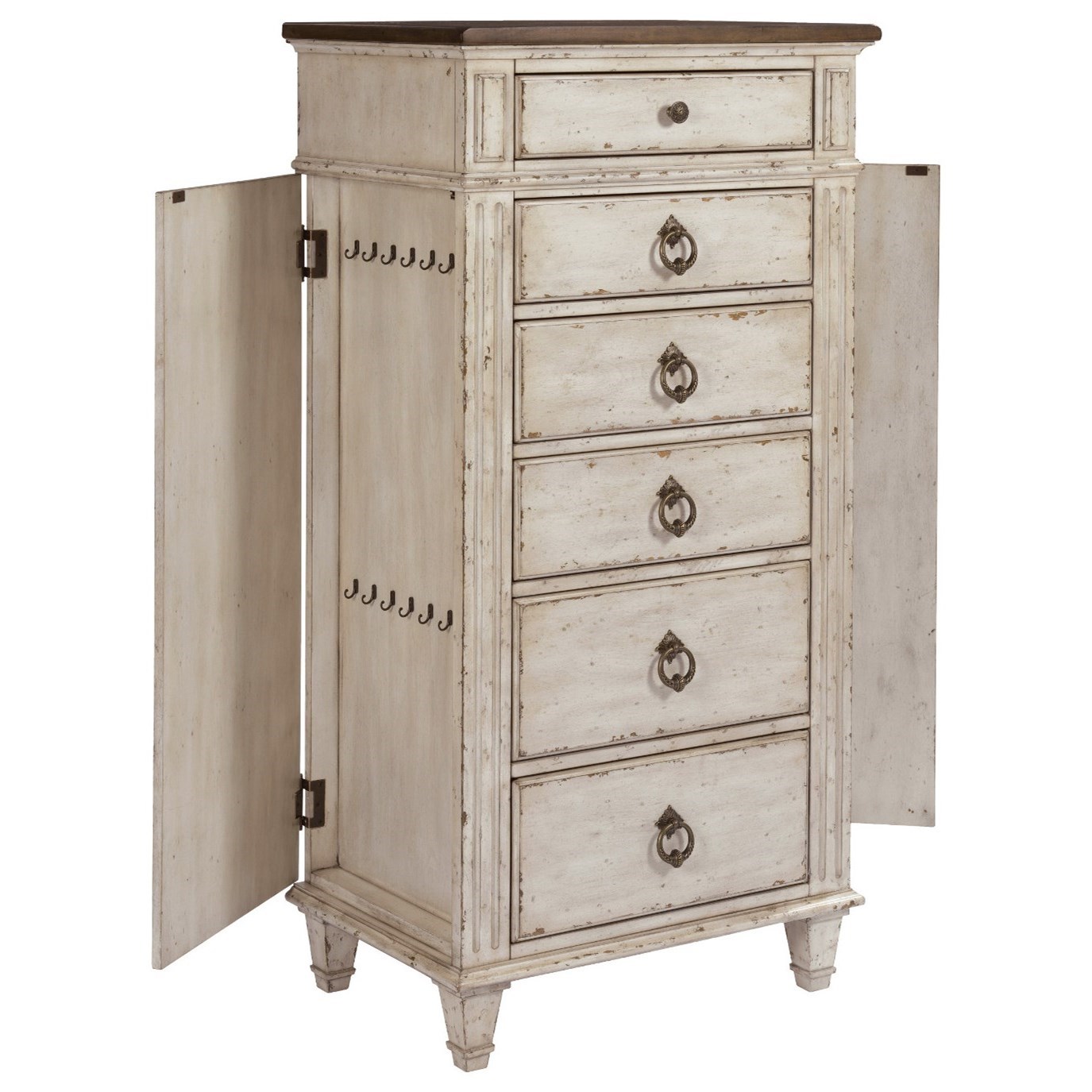 American Drew South Gate Lingerie Chest With 6 Soft Close Drawers