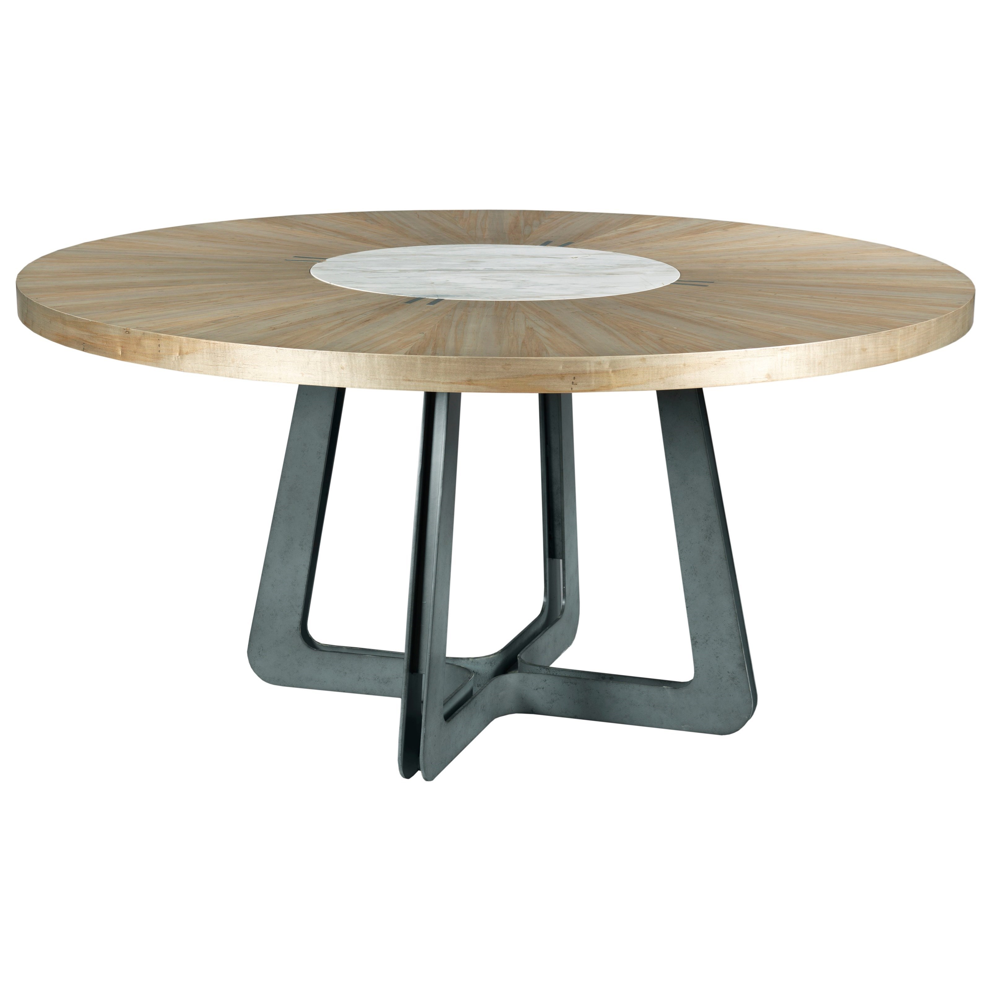 American Drew Modern Synergy Contemporary Concentric Round Table