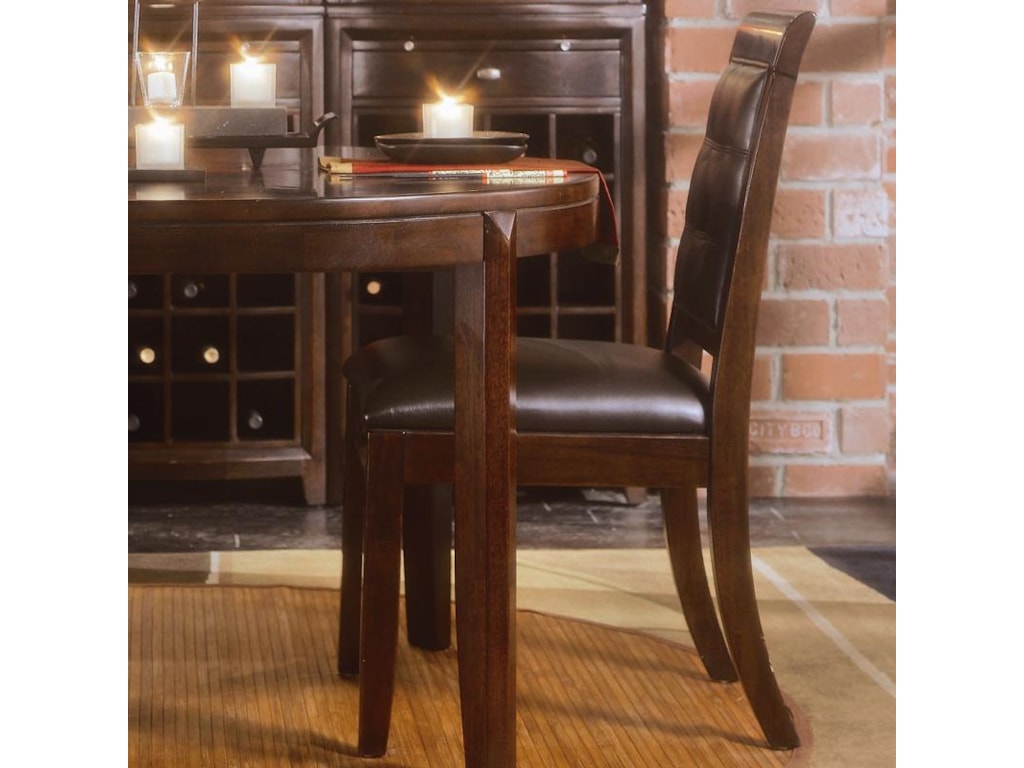 American Drew TribeccaLeather Side Chair