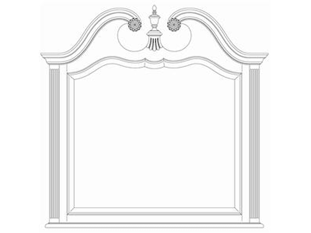 American Drew Cherry Grove 45thLandscape Mirror