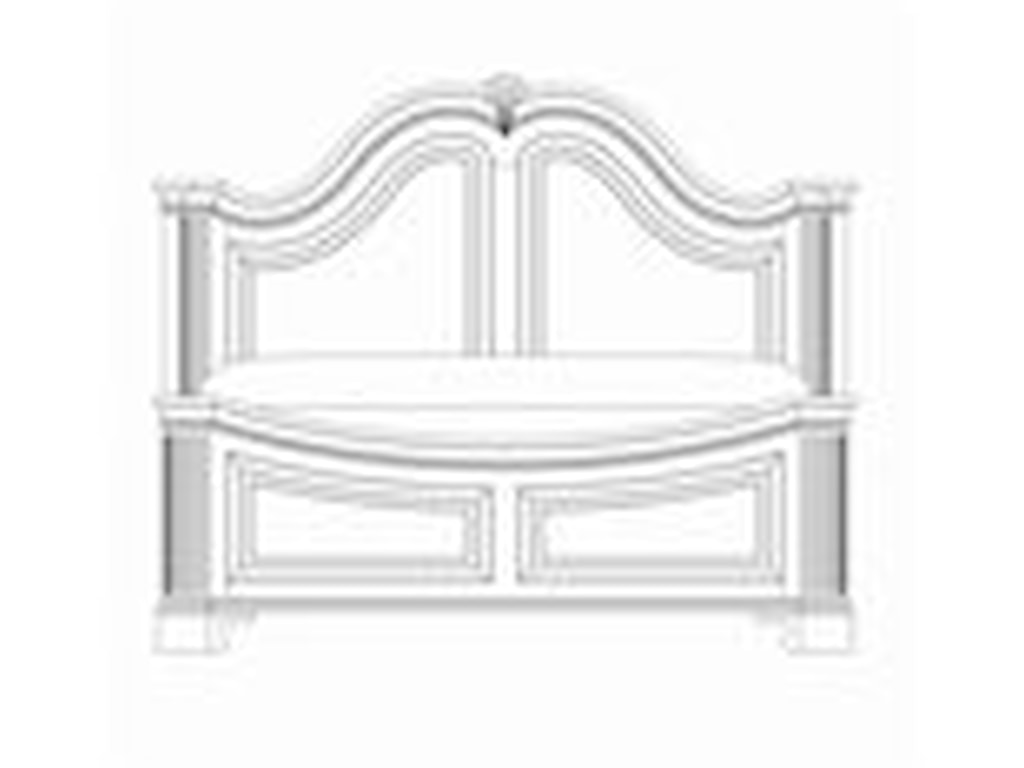 American Drew Cherry Grove 45thQueen Mansion Bed