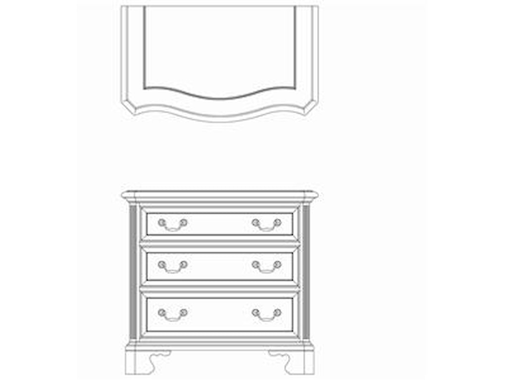American Drew Cherry Grove 45thNight Stand
