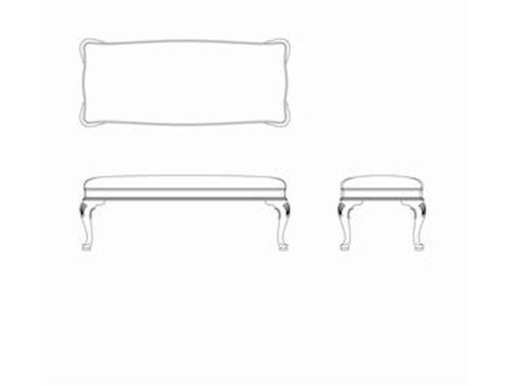 American Drew Cherry Grove 45thBed Bench