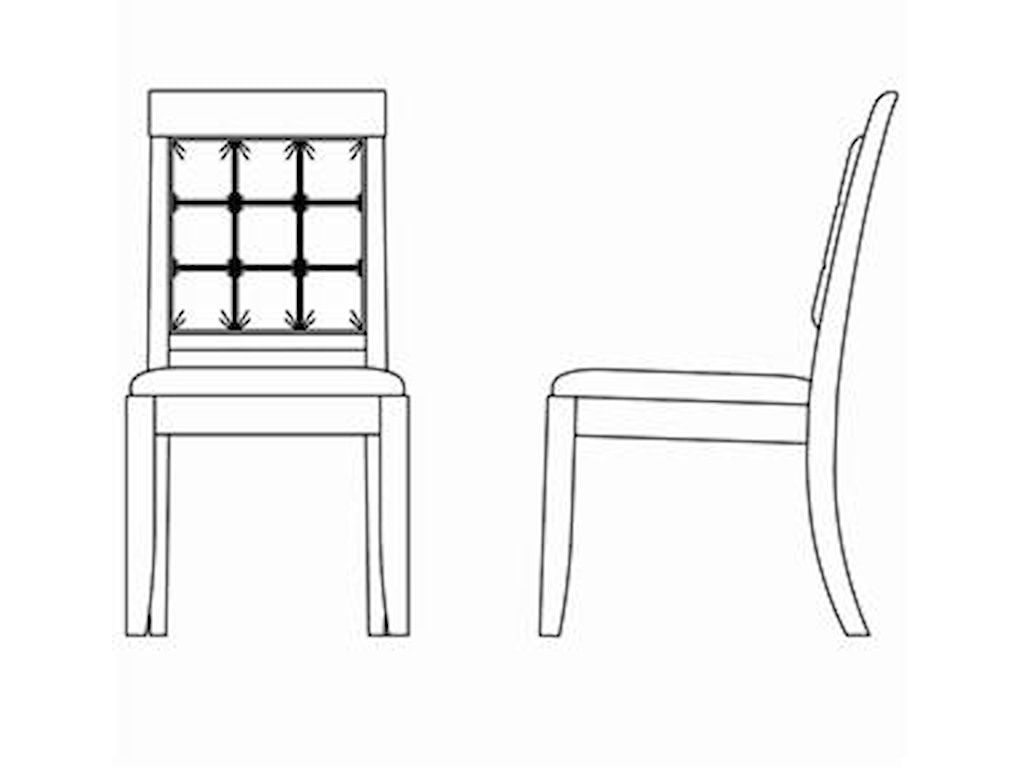 American Drew TribeccaLeather Side Chair