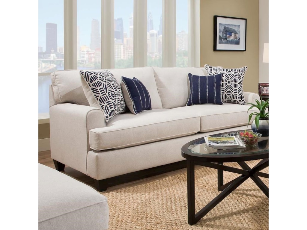 1950 Casual Styled Sofa By American Furniture At Miskelly