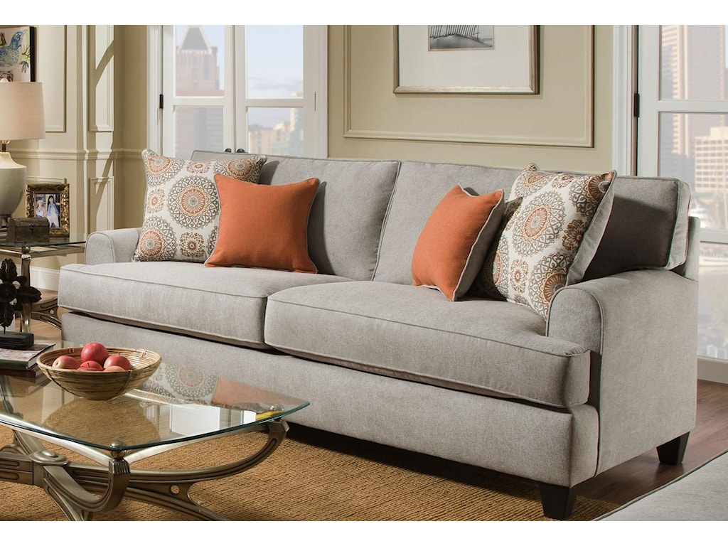 American Furniture Popstitch Dove 1953 2021 Sofa Great American