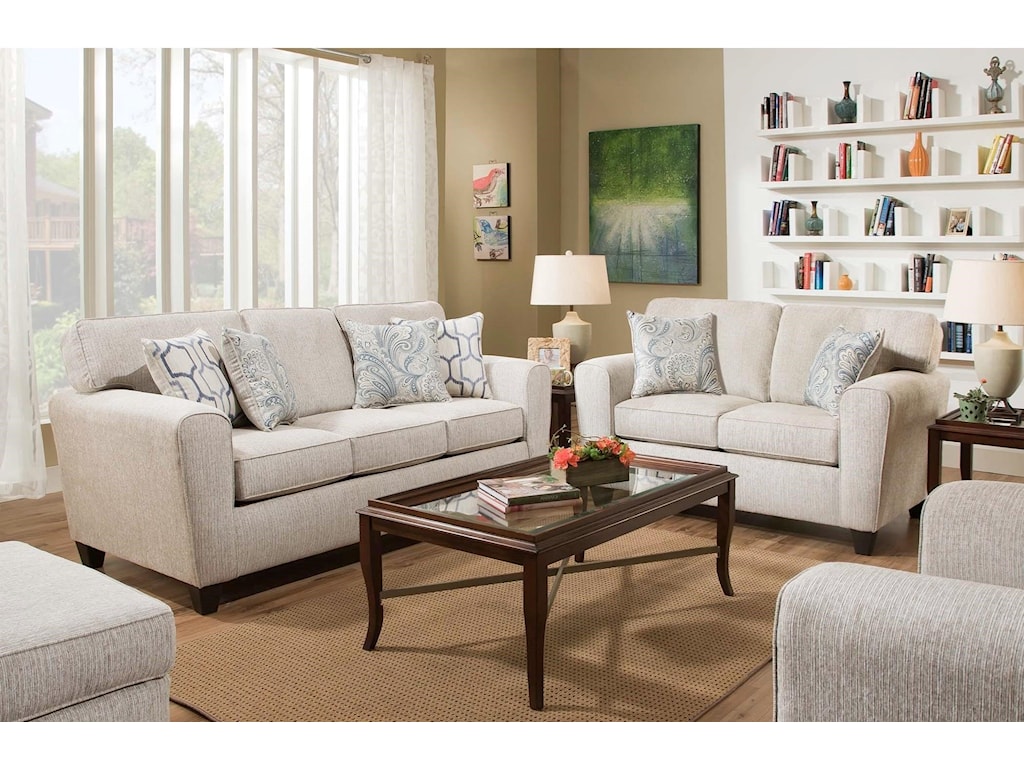 American Furniture 3100 Living Room Group Miskelly Furniture