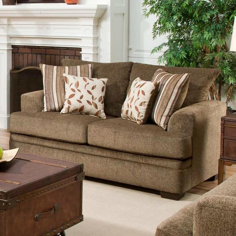Peak Living 3650 Casual Loveseat With 2 Seats Darvin Furniture