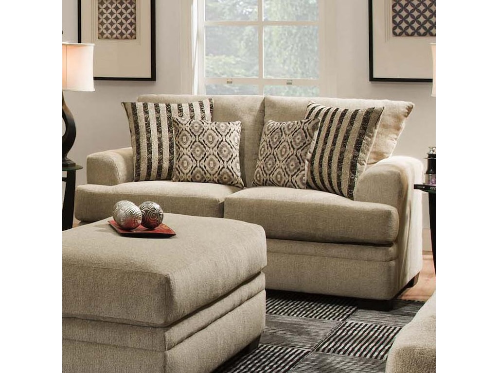 American Furniture 3650 Casual Loveseat With 2 Seats Van Hill American Furniture 3650 Casual Loveseat With 2 Seats