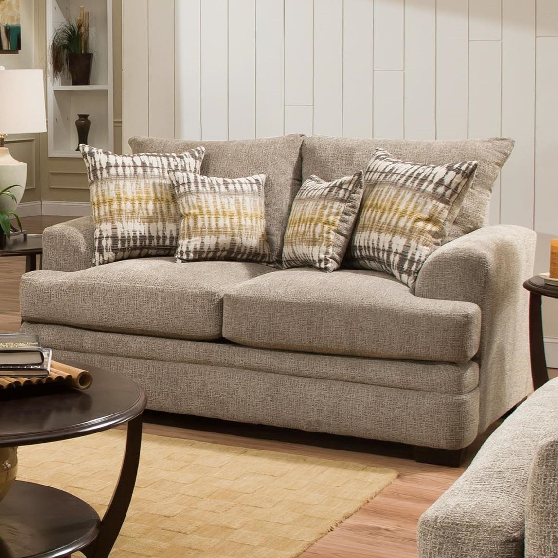 Peak Living 3650 Casual Loveseat With 2 Seats Wayside Furniture