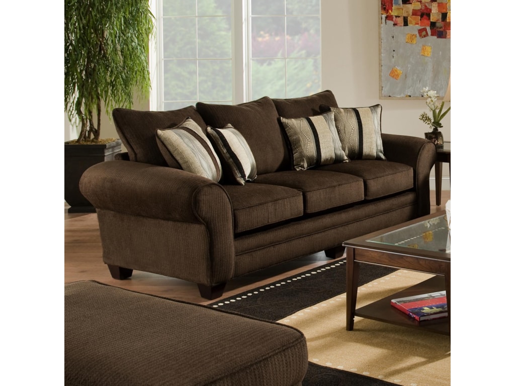 American Furniture 3700Upholstered Stationary Sofa