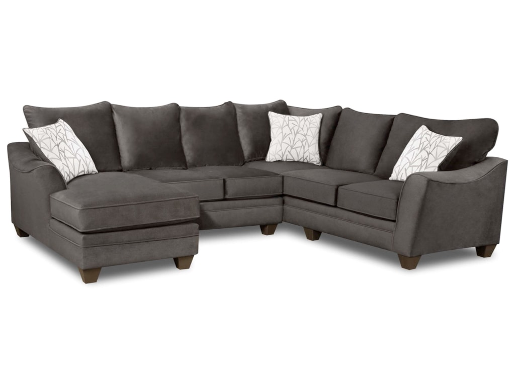 American Furniture 3810 Sectional Sofa With 5 Seats Miskelly American Furniture 3810sectional Sofa With 5 Seats