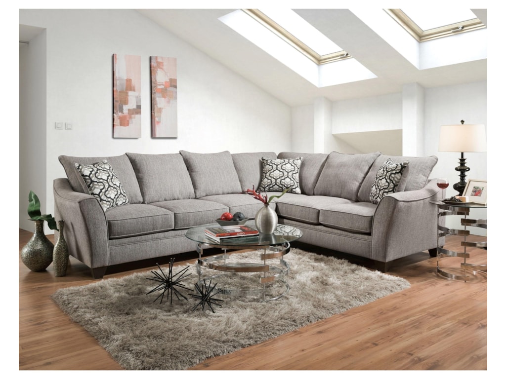 4810 5 Seat Sectional Sofa By American Furniture At Miskelly