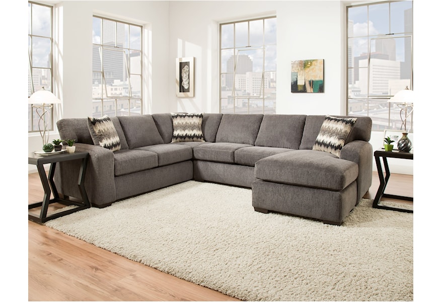 Peak Living 5250 Sectional Sofa Seats 5 Vandrie Home