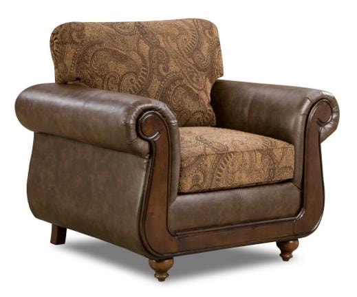 american furniture 5850 5851 6370 chair with traditional style