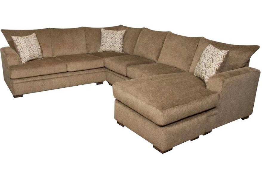 Peak Living 6800 Sectional Sofa With Right Side Chaise Darvin