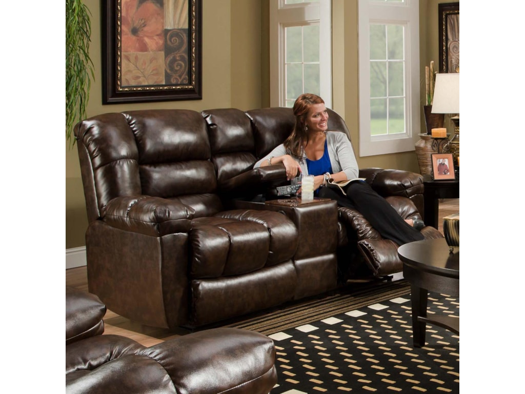 American Furniture AF550 4800Reclining Loveseat w/ Console