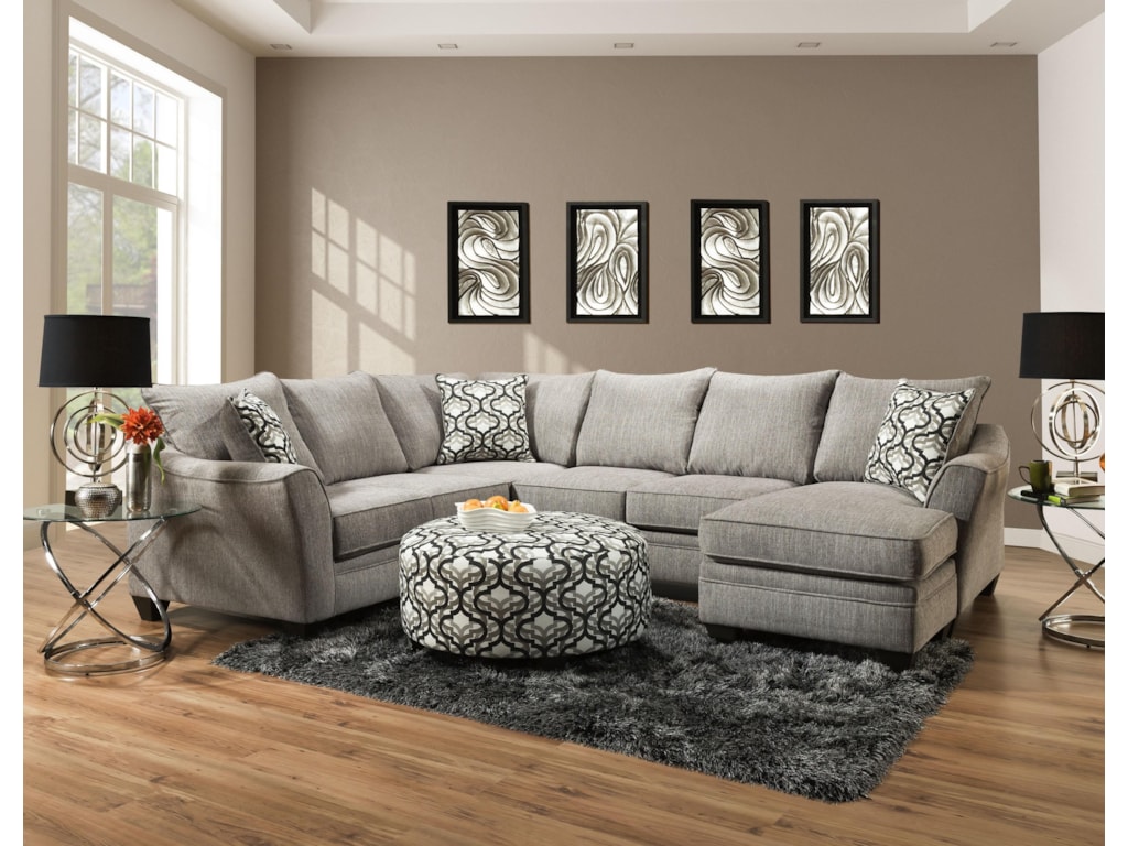 Belford Sectional Sofa By American Furniture At Morris Home