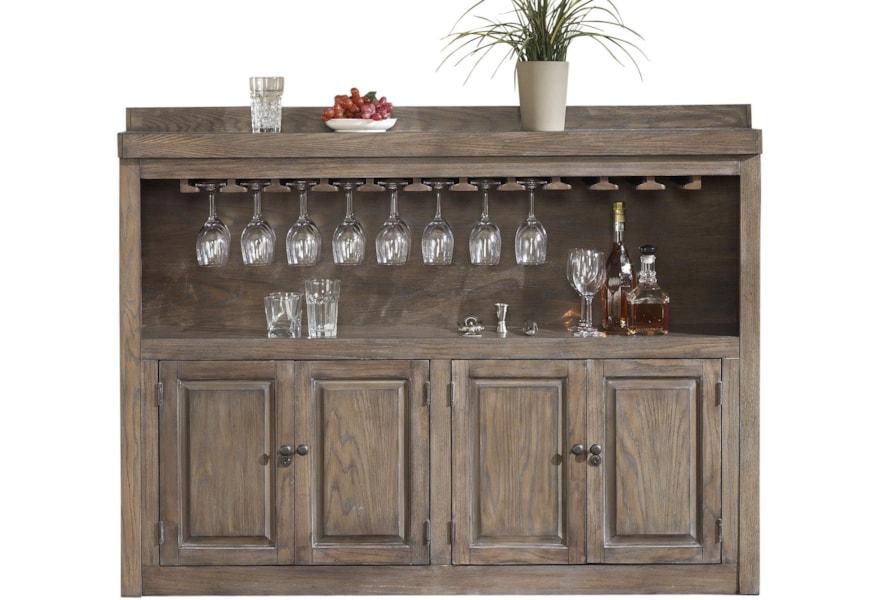 American Heritage Billiards Quest Martino Back Bar With Two Tiered