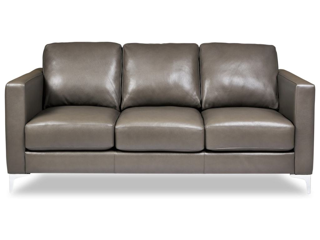 American Leather Kendall Contemporary 74 Inch Sofa With 3 Seats Williams Kay Sofas American Leather Kendall Contemporary