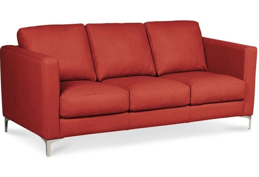 American Leather Kendall Contemporary 74 Inch Sofa With 3 Seats Jacksonville Furniture Mart Sofas Jacksonville Furniture Mart