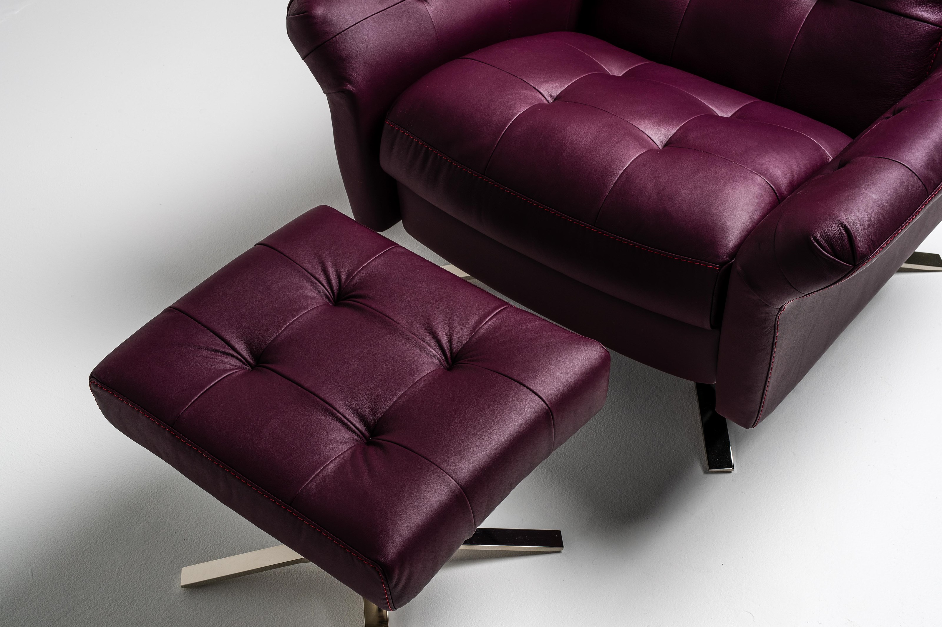 leather glider rocker with ottoman