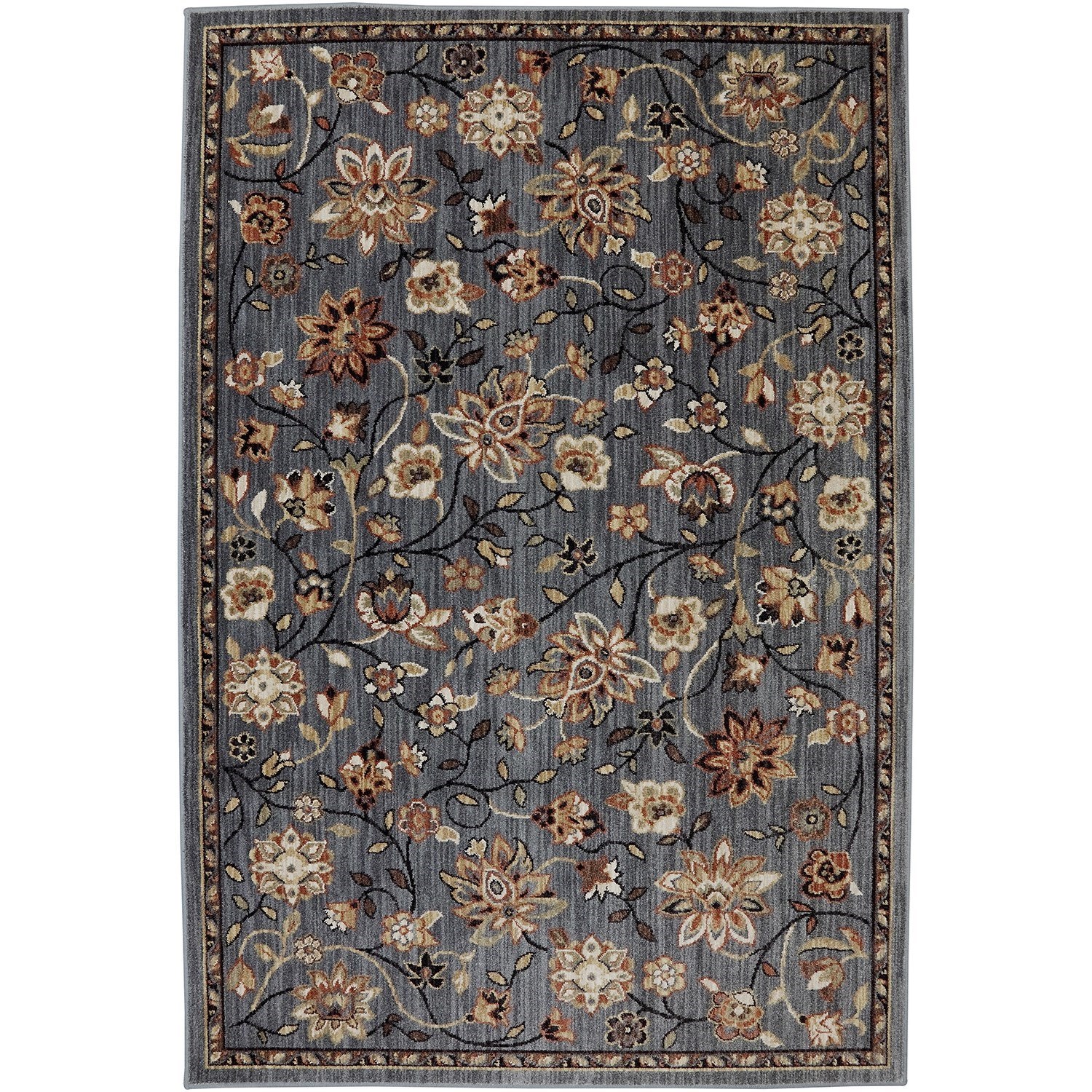9' 6"x12' 11" Emerson Abyss Blue Area Rug