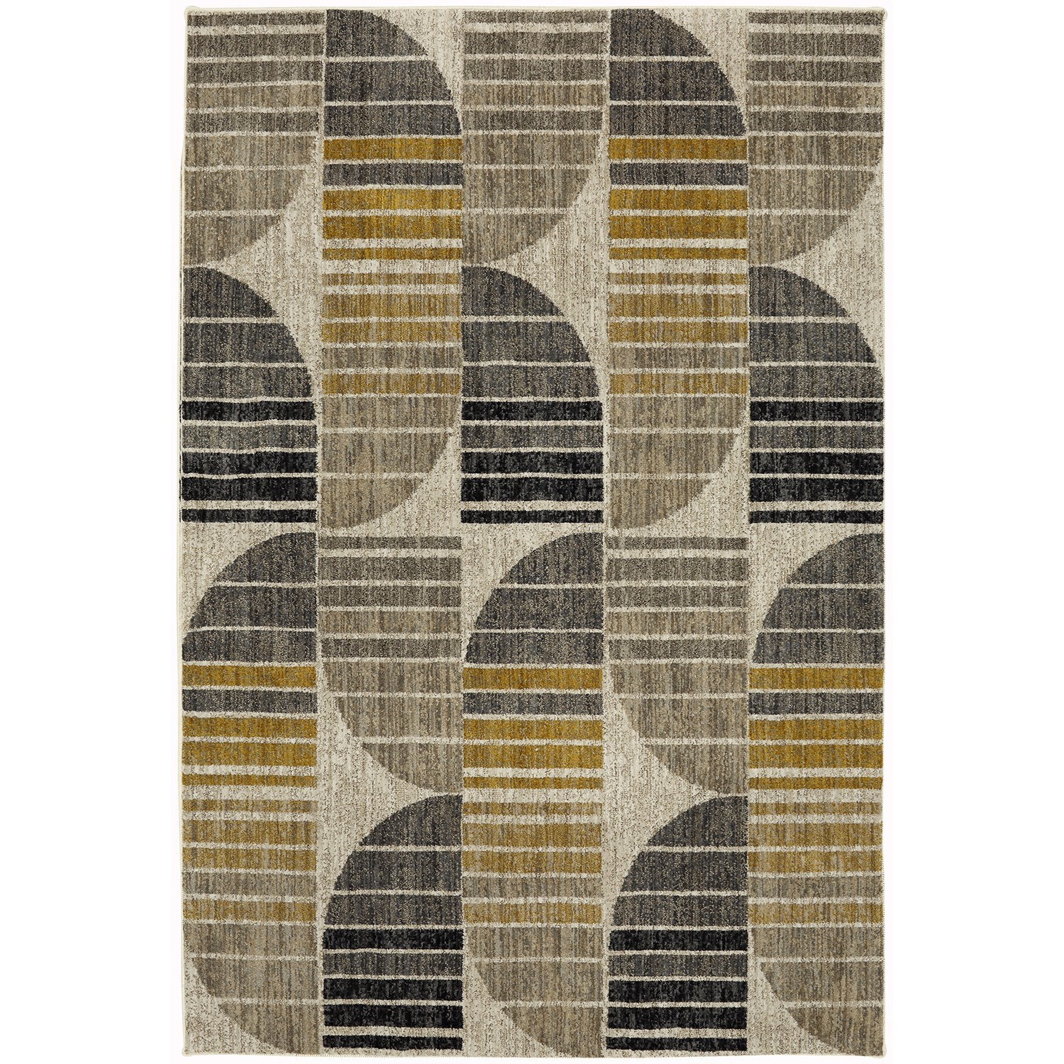 9' 6"x12' 11" Crescent Oyster Area Rug