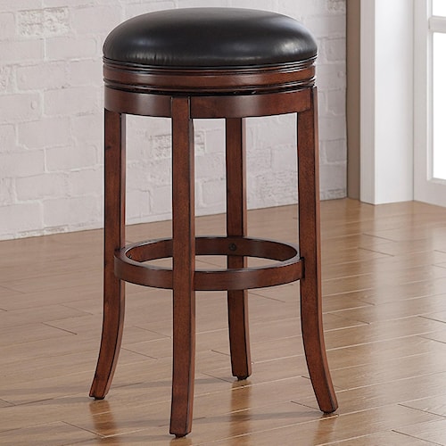 american woodcrafters barstools backless wood swivel stool with