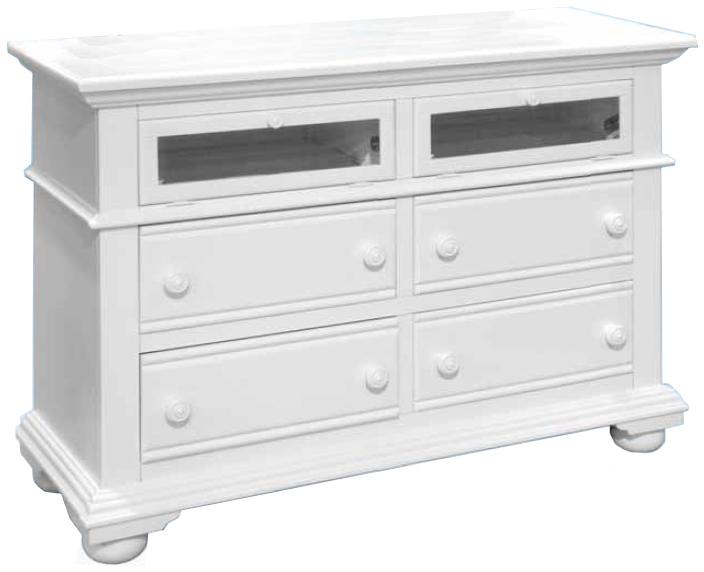 American Woodcrafters Cottage Traditions Entertainment Dresser