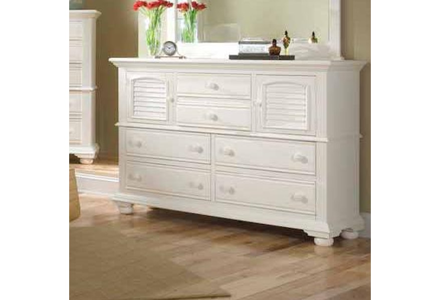 American Woodcrafters Cottage Traditions High Dresser Johnny