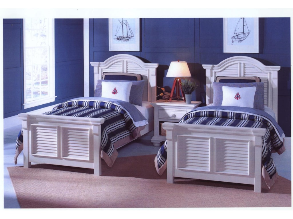 American Woodcrafters Cottage TraditionsTwin Panel Bed
