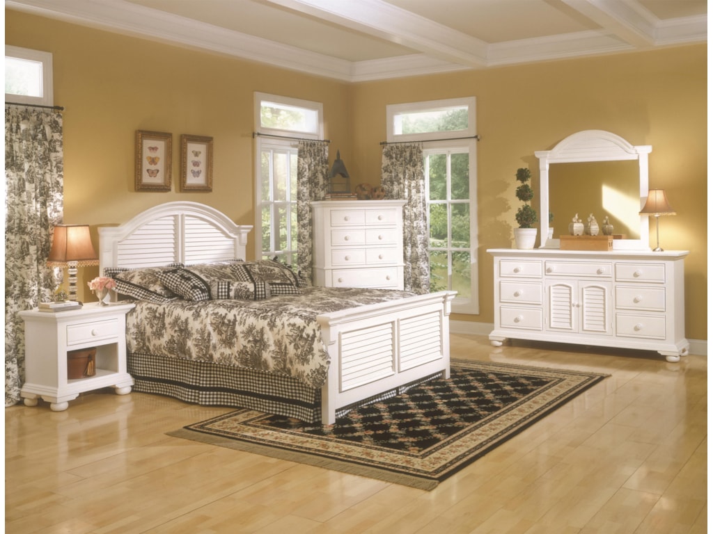 American Woodcrafters Cottage TraditionsFull Panel Bed