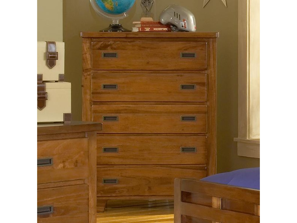 American Woodcrafters Heartland Five Drawer Chest