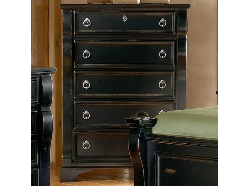 American Woodcrafters HeirloomFive Drawer Chest